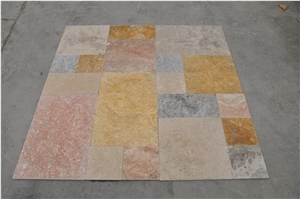 Multicolor Travertine Tiles