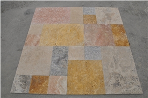 Multicolor Travertine Tiles