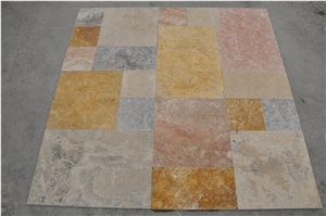 Multicolor Travertine Tiles
