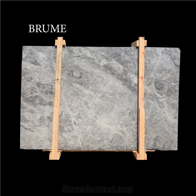 Tundra Gray, Dark Gray Marble Slabs