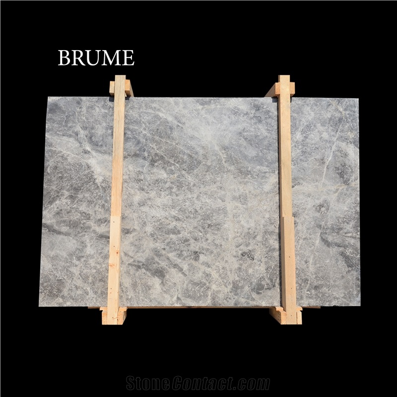 Tundra Gray, Dark Gray Marble Slabs