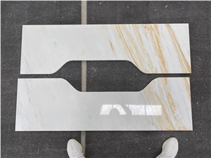 Gold Ariston White Wash Tops Bathroom Countertops