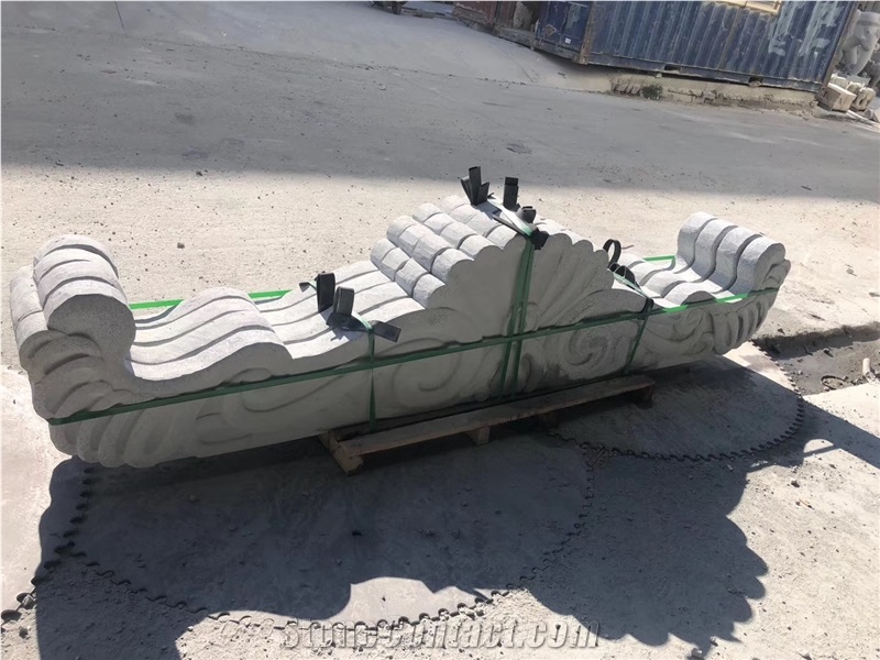 Granite Railing Carving Sculpture Garder Use