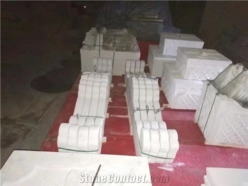 Granite Railing Carving Sculpture Garder Use