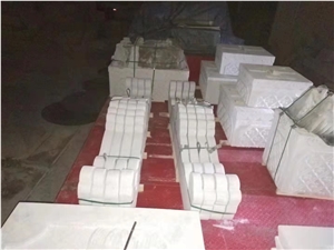 Granite Railing Carving Sculpture Garder Use