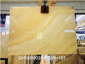 Lb Perfect Peach Onyx Yellow Onix Slab in China
