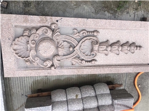 Railing Granite Carving Sulpture Outdoor Wall