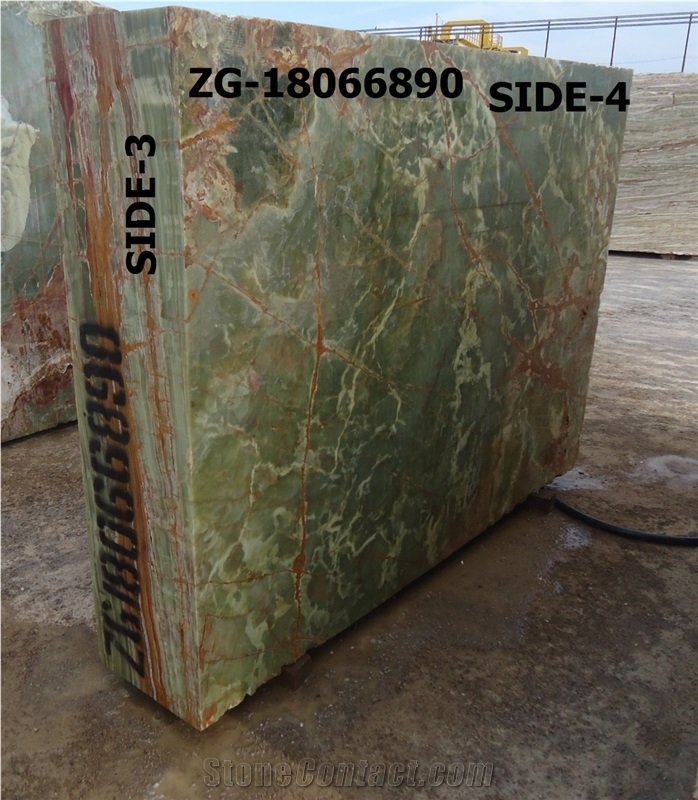 Pakistan Green Onyx Block