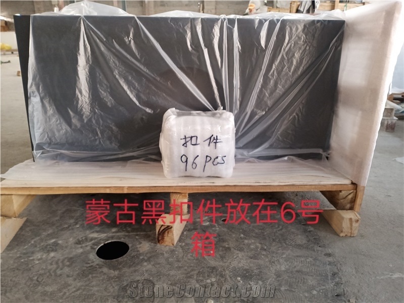 Absolute Black Granite Prefab Kitchen Countertops