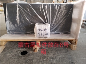 Absolute Black Granite Prefab Kitchen Countertops
