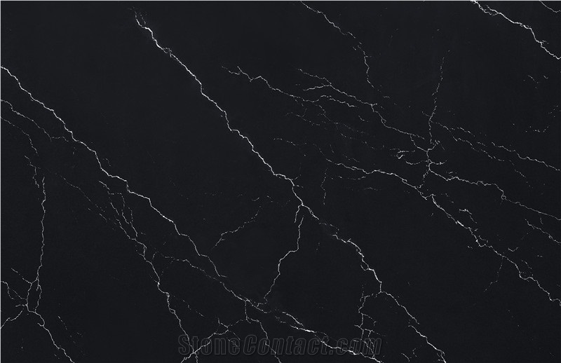 Black Calacatta Quartz Slabs