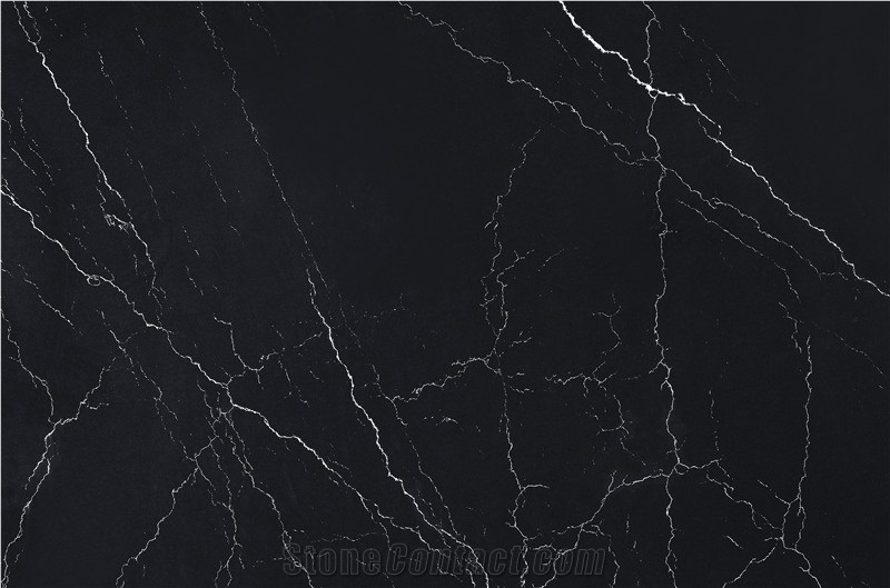 Black Calacatta Quartz Slabs