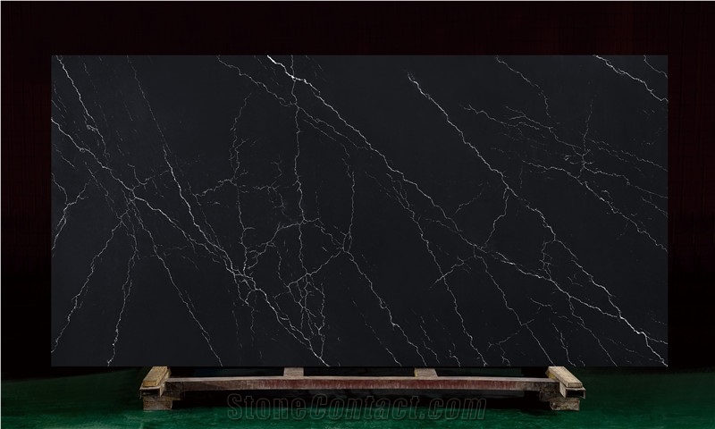 Black Calacatta Quartz Slabs