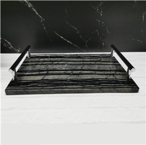 Black Wooden Marble Bathroom Sets for Hotels
