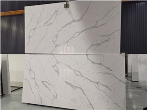 Bookmatched Calacatta Quartz Slabs for Countertops Bookmatched Calacatta Quartz Slabs for Countertops