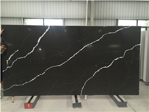 Calacatta Polishde Quartz Slab