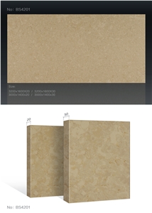 Calacatta Quartz Slab Brown Engineered Floor Tiles