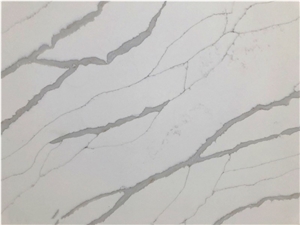 Calacatta Quartz Slab for Bathroom