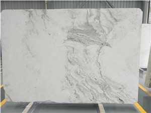 China Calacatta White Marble Slabs for Kitchen Countertops,Island Tops