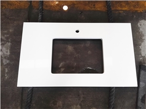 China Customized Vanity Countertops Quartz Stone