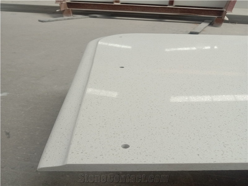 Customized Artificial Stone Quartz Bathroom Tops