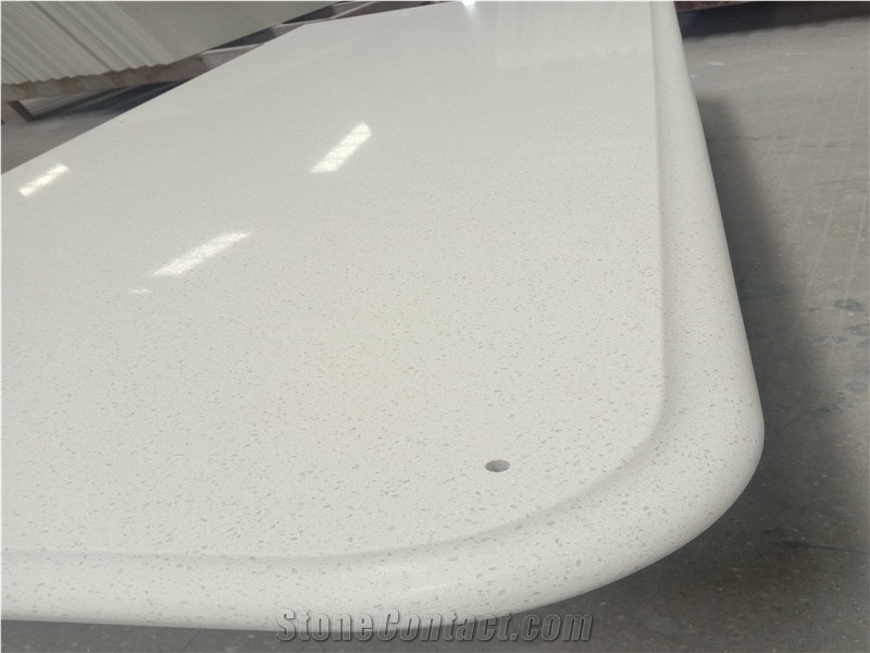 Customized Artificial Stone Quartz Bathroom Tops