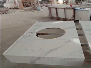 Customized Artificial Stone Quartz Vanity Tops