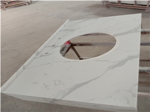 Customized Artificial Stone Quartz Vanity Tops