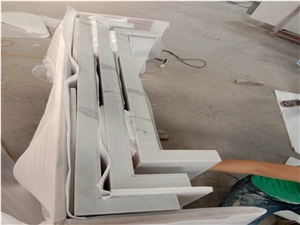 Customized Artificial Stone Quartz Vanity Tops