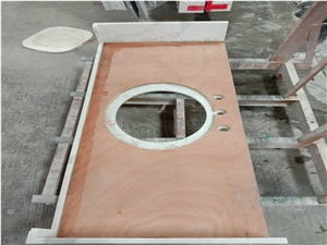 Customized Artificial Stone Quartz Vanity Tops