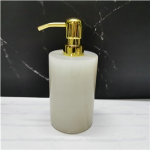 Goldtop Bath Stone Bathroom Sets White Onyx