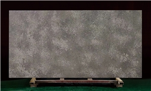 Goldtop Grey Quartz Stone Polish Finished Surface