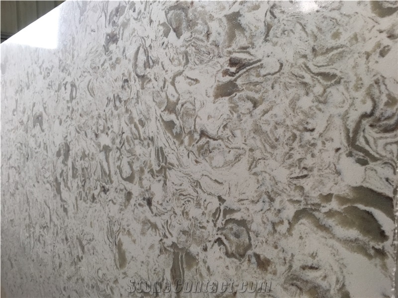Good Stone Artificial Calacatta Quartz Slabs