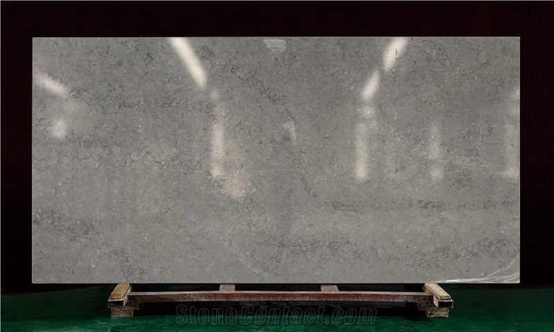 Grey Quartz Slabs for Bathroom