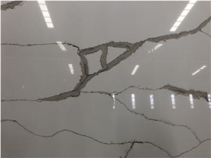 High Quality Calacatta White Quartz Stone Slabs