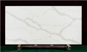 Hot Sale White Calacatta Quartz Slabs