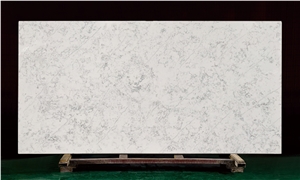 Hot Sale White Calacatta Quartz Slabs