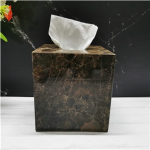 Polished Bathroom Sets Emperador Marble Stone