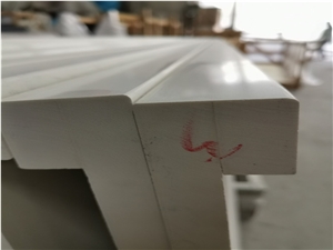 White Calacatta Quartz Prefabricated Countertops