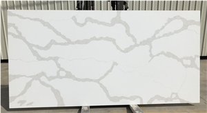 White Calacatta Quartz Stone Slab for Hotel