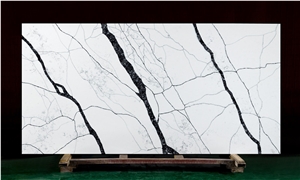 White Calacatta Quartz Stone Slab White Calacatta Quartz Stone Slab