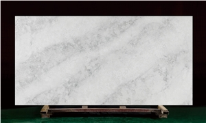 White Flower Artificial Quartz Stone Slabs Price