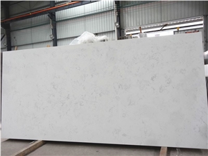 Carrara White Quartz Kitchen Island Top Worktop