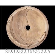 Natural Sandstone Vessel Sink,Brown Wash Basin