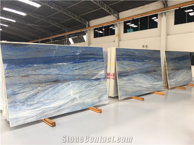 Royal Blue Macaubas Quartzite Blocks