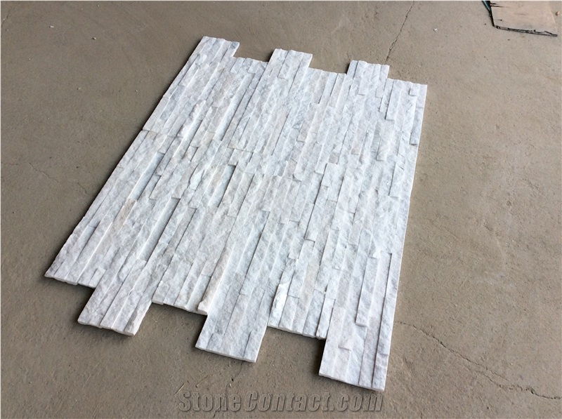 Natural Culture Stone White Quartzite Wall Cladding