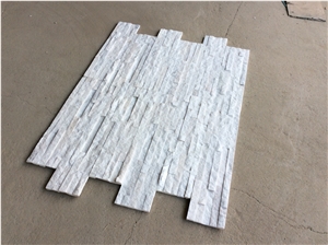 Natural Culture Stone White Quartzite Wall Cladding