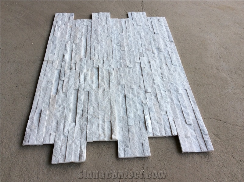 Natural Culture Stone White Quartzite Wall Cladding