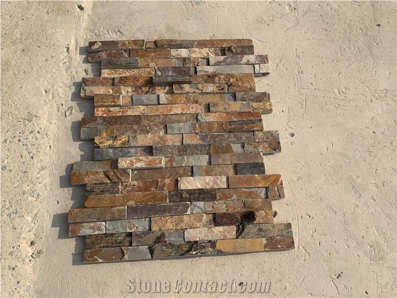 Rusty Slate Culture Stone for Wall Cladding