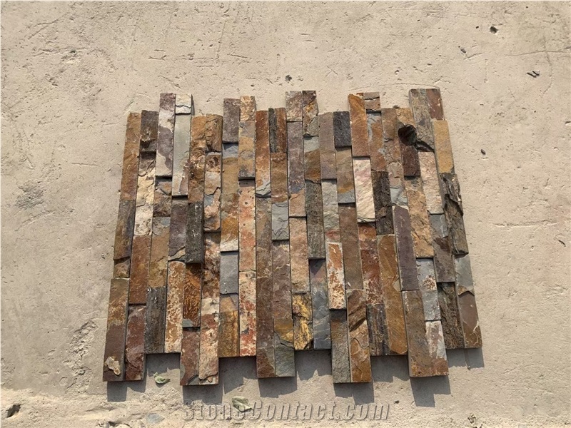 Rusty Slate Culture Stone for Wall Cladding